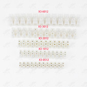 X3-1012 Blok terminalne letve s pregradom od 12 položaja X3-0312 X3-0512 X3-0612 X3-1012 X3-2012 X3-3012 X3-6012 X3-8012