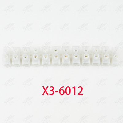 X3-1012 Blok terminalne letve s pregradom od 12 položaja X3-0312 X3-0512 X3-0612 X3-1012 X3-2012 X3-3012 X3-6012 X3-8012