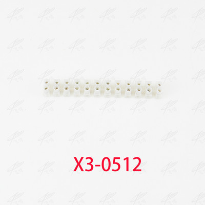 X3-1012 Blok terminalne letve s pregradom od 12 položaja X3-0312 X3-0512 X3-0612 X3-1012 X3-2012 X3-3012 X3-6012 X3-8012