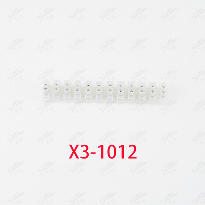 X3-1012 Blok terminalne letve s pregradom od 12 položaja X3-0312 X3-0512 X3-0612 X3-1012 X3-2012 X3-3012 X3-6012 X3-8012