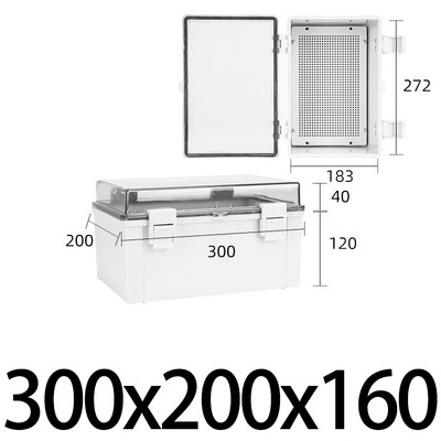 IP67 csatos vízálló doboz kültéri elektromos csatlakozódoboz ABS műanyag ház ház Elektronikus projekt elosztó doboz