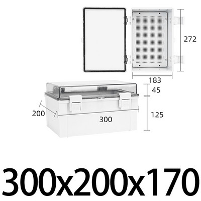 IP67 csatos vízálló doboz kültéri elektromos csatlakozódoboz ABS műanyag ház ház Elektronikus projekt elosztó doboz