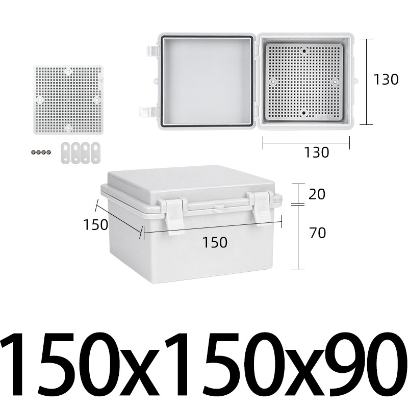 IP67 csatos vízálló doboz kültéri elektromos csatlakozódoboz ABS műanyag ház ház Elektronikus projekt elosztó doboz
