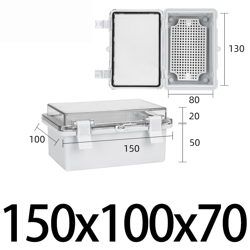 IP67 csatos vízálló doboz kültéri elektromos csatlakozódoboz ABS műanyag ház ház Elektronikus projekt elosztó doboz