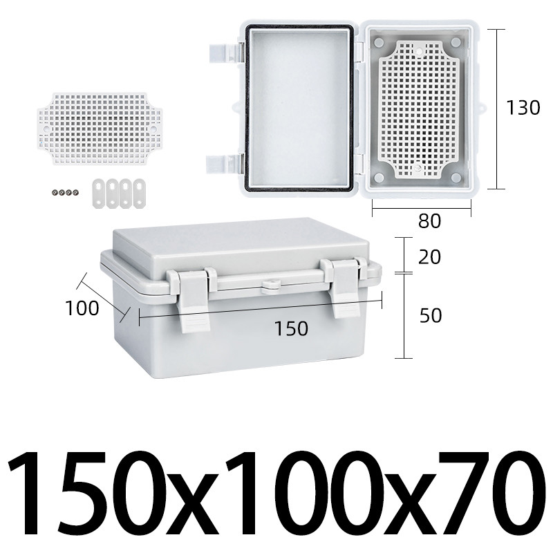 IP67 csatos vízálló doboz kültéri elektromos csatlakozódoboz ABS műanyag ház ház Elektronikus projekt elosztó doboz