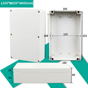 Razvodna kutija ABS plastika Otporna na prašinu Vodootporna IP65 Univerzalne električne kutije DIY Kućište Projektno kućište s fiksnim uhom