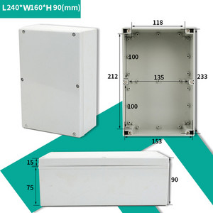 Razvodna kutija ABS plastika Otporna na prašinu Vodootporna IP65 Univerzalne električne kutije DIY Kućište Projektno kućište s fiksnim uhom