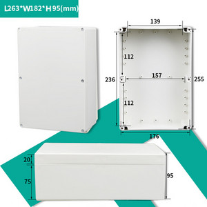 Razvodna kutija ABS plastika Otporna na prašinu Vodootporna IP65 Univerzalne električne kutije DIY Kućište Projektno kućište s fiksnim uhom