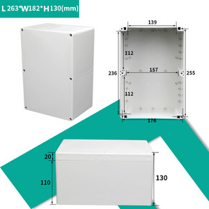 Razvodna kutija ABS plastika Otporna na prašinu Vodootporna IP65 Univerzalne električne kutije DIY Kućište Projektno kućište s fiksnim uhom