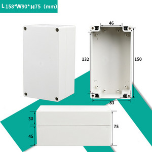 Razvodna kutija ABS plastika Otporna na prašinu Vodootporna IP65 Univerzalne električne kutije DIY Kućište Projektno kućište s fiksnim uhom