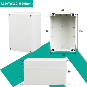 Razvodna kutija ABS plastika Otporna na prašinu Vodootporna IP65 Univerzalne električne kutije DIY Kućište Projektno kućište s fiksnim uhom