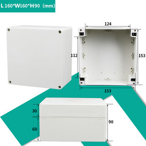 Razvodna kutija ABS plastika Otporna na prašinu Vodootporna IP65 Univerzalne električne kutije DIY Kućište Projektno kućište s fiksnim uhom