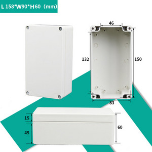 Razvodna kutija ABS plastika Otporna na prašinu Vodootporna IP65 Univerzalne električne kutije DIY Kućište Projektno kućište s fiksnim uhom