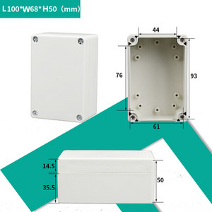 Razvodna kutija ABS plastika Otporna na prašinu Vodootporna IP65 Univerzalne električne kutije DIY Kućište Projektno kućište s fiksnim uhom