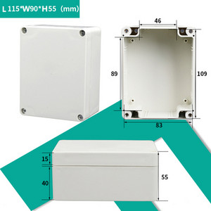 Razvodna kutija ABS plastika Otporna na prašinu Vodootporna IP65 Univerzalne električne kutije DIY Kućište Projektno kućište s fiksnim uhom
