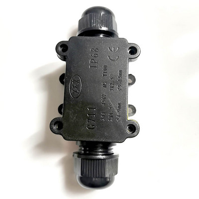 IP68 veekindel ühenduskarbi elektriline 2-suunaline korpuse ploki kaabel Ühendusliini kaitse juhtmestiku tarvikutele