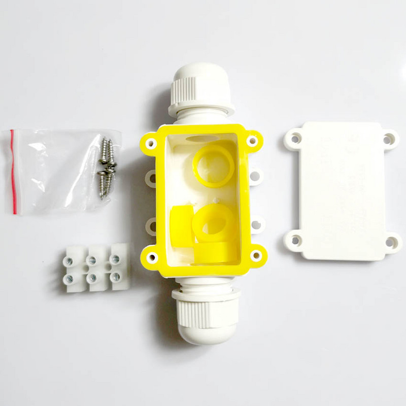 IP68 veekindel ühenduskarbi elektriline 2-suunaline korpuse ploki kaabel Ühendusliini kaitse juhtmestiku tarvikutele