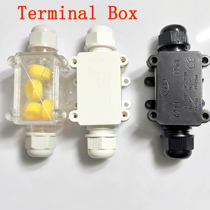 IP68 veekindel ühenduskarbi elektriline 2-suunaline korpuse ploki kaabel Ühendusliini kaitse juhtmestiku tarvikutele