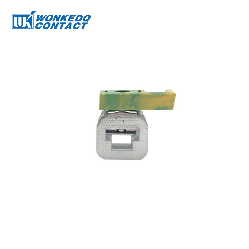 10 gab AKG4 kopnes skrūvju savienojuma spaiļu bloks 4 mm² vara stienis zils melns dzeltens/zaļš zemējuma vads elektriskais savienotājs AKG 4