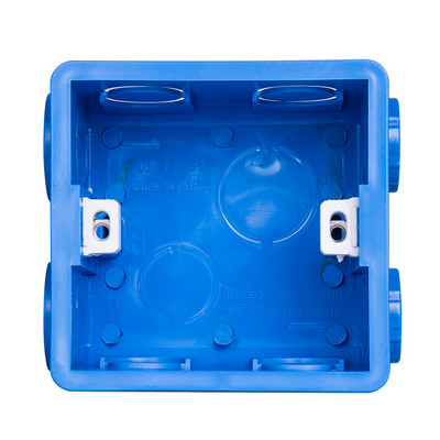 Zidna ploča Podesiva unutarnja kazeta za montažu wifi dodirni prekidač usb utičnica Kutija Bijeli plastični materijali za 86 Tip Standard