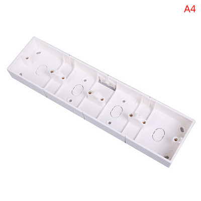 86 Tip 2/3/4 utičnica za višestruki prekidač, donja razvodna kutija, zidna utičnica, tamna kutija