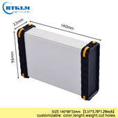Kućište kućišta od aluminijske kutije za elektroniku DIY razvodna kutija aluminijsko projektno kućište zvučnika DIY kućište za instrumente 140*96*33 mm
