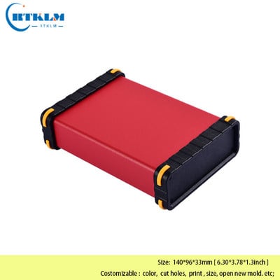 Kućište kućišta od aluminijske kutije za elektroniku DIY razvodna kutija aluminijsko projektno kućište zvučnika DIY kućište za instrumente 140*96*33 mm