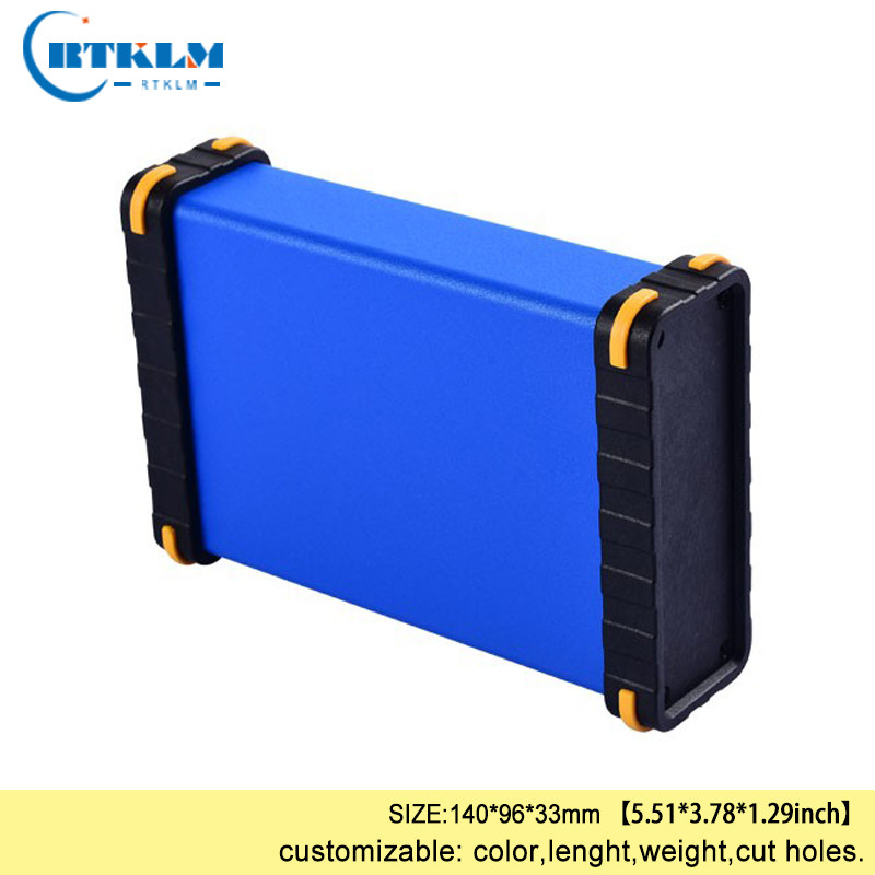 Kućište kućišta od aluminijske kutije za elektroniku DIY razvodna kutija aluminijsko projektno kućište zvučnika DIY kućište za instrumente 140*96*33 mm
