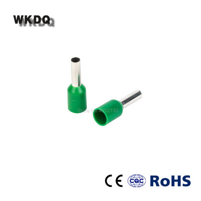 E0508 E0510 E0512 vasest kaitserõngad 1000 tk 0,5 mm² kaabel 20 AWG presstraadi külma otsa pistik 0,5 mm^2 VE0508 isoleeritud klemm