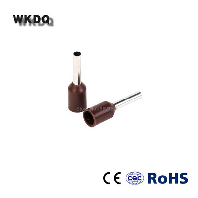 E0508 E0510 E0512 vasest kaitserõngad 1000 tk 0,5 mm² kaabel 20 AWG presstraadi külma otsa pistik 0,5 mm^2 VE0508 isoleeritud klemm