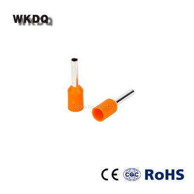 E0508 E0510 E0512 vasest kaitserõngad 1000 tk 0,5 mm² kaabel 20 AWG presstraadi külma otsa pistik 0,5 mm^2 VE0508 isoleeritud klemm