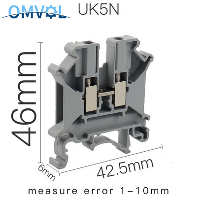 UK2.5B/UK3N/UK5N/UK6N/UK10N/UK16N Vodilica Terminalni blok Konektor Terminal Izdržljiv