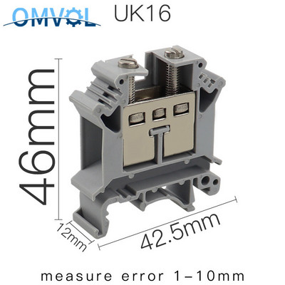 UK2.5B/UK3N/UK5N/UK6N/UK10N/UK16N Vodilica Terminalni blok Konektor Terminal Izdržljiv