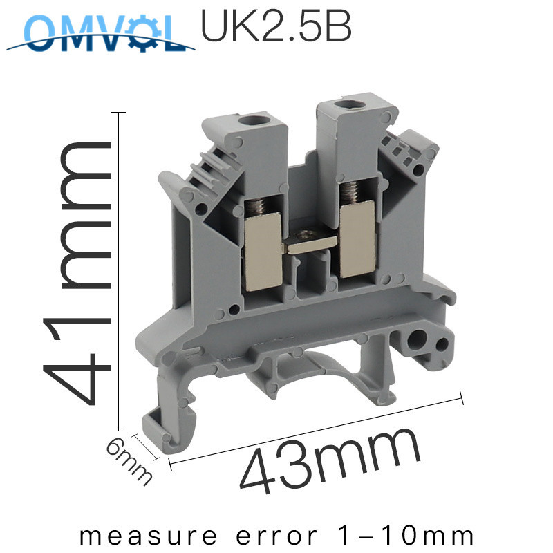 UK2.5B/UK3N/UK5N/UK6N/UK10N/UK16N Vodilica Terminalni blok Konektor Terminal Izdržljiv