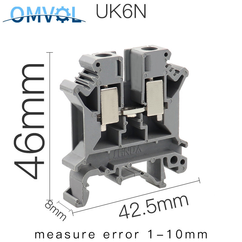 UK2.5B/UK3N/UK5N/UK6N/UK10N/UK16N Vodilica Terminalni blok Konektor Terminal Izdržljiv