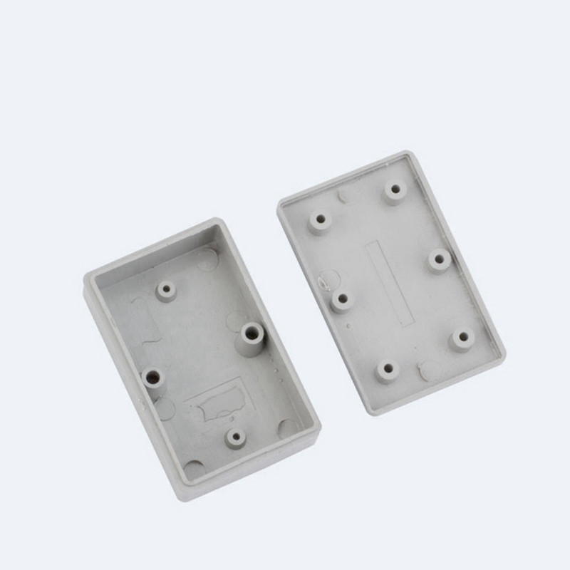 Balta plastmasas elektriskā korpusa kaste, ūdensnecaurlaidīga DIY korpusa instrumentu korpuss Elektroniskā projekta kaste elektroinstruments Augstas kvalitātes karsts