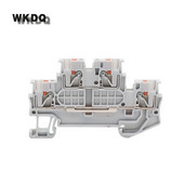 10 gab. PTTB1.5/S iespiežamās stieples savienotājs, dubults 2 līmeņu PT 1,5 mm kabelis, savieno elektrisko spraudni Din sliedes spaiļu bloks PTTB 1.5/S