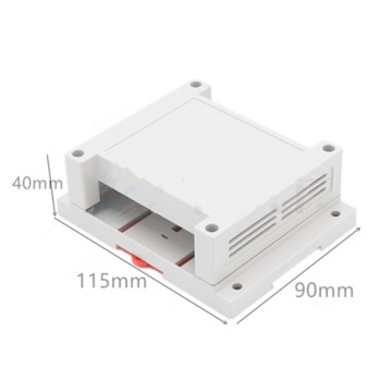 1pcs PLC Solar Controller Box Shell Electronic Project Case Shell Module 115x90x40mm