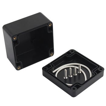 Черна кутия Външен водоустойчив корпус ABS пластмасова кутия Електронен проект Кутия за инструменти Електрическа разклонителна кутия Корпус