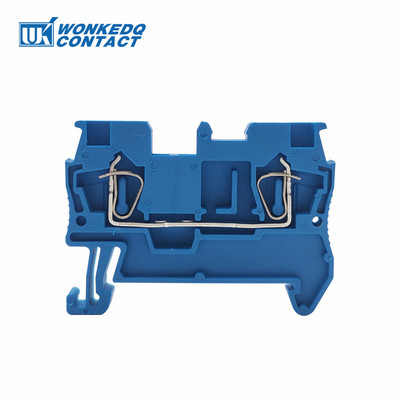10Pcs ST1.5 Spoj s opružnim kavezom Prolazno ožičenje Povratna žica za utikač Električni konektor Terminalni blok na din šinu ST 1.5