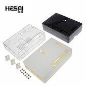 Prozirno kućište za Raspberry Pi B+&Raspberry Pi 3 Model B, crno/bijelo/prozirno od SB Components Plastična kutija Pristup svim priključcima