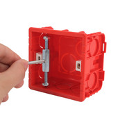 86mm 10kom Kazeta za popravak Dark Box Vijak za popravak Prekidač Stara kutija za utičnice Zidna kutija za popravak Potporna šipka Dodaci za električare