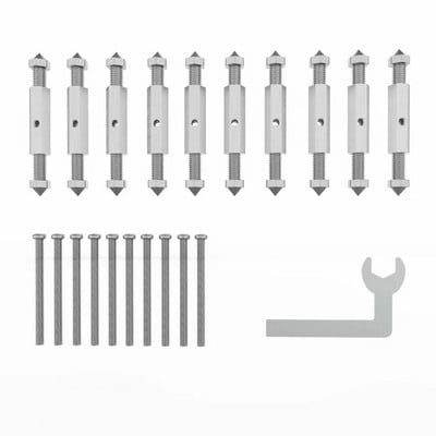 86mm 10kom Kazeta za popravak Dark Box Vijak za popravak Prekidač Stara kutija za utičnice Zidna kutija za popravak Potporna šipka Dodaci za električare