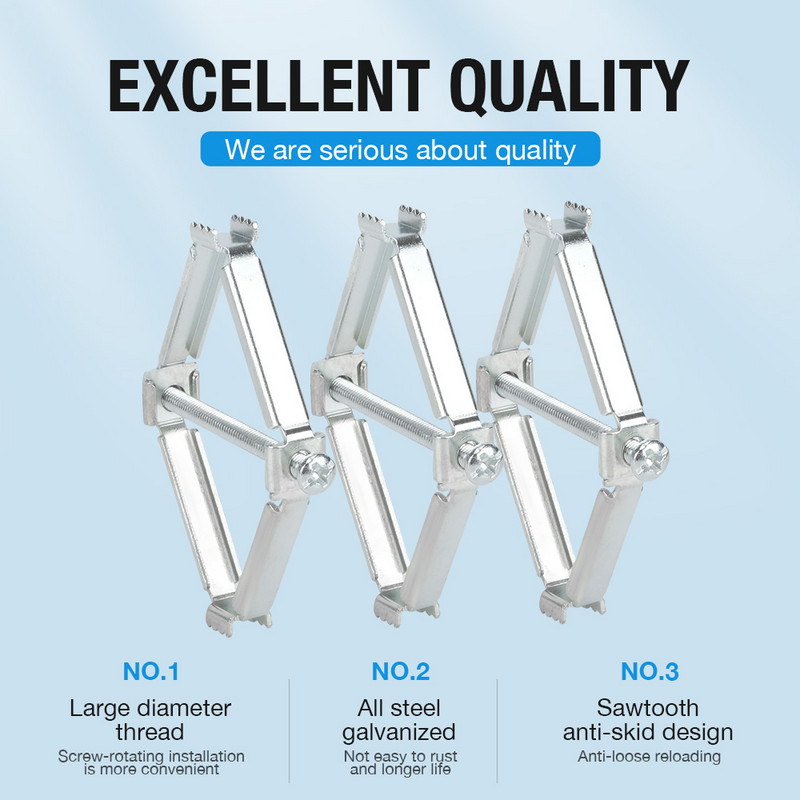 86mm 10kom Kazeta za popravak Dark Box Vijak za popravak Prekidač Stara kutija za utičnice Zidna kutija za popravak Potporna šipka Dodaci za električare