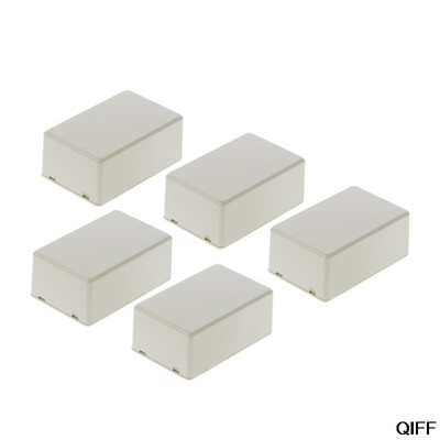 5gab jauns plastmasas elektroniskās projekta kastes korpusa instrumentu korpuss, DIY 70x45x30mm