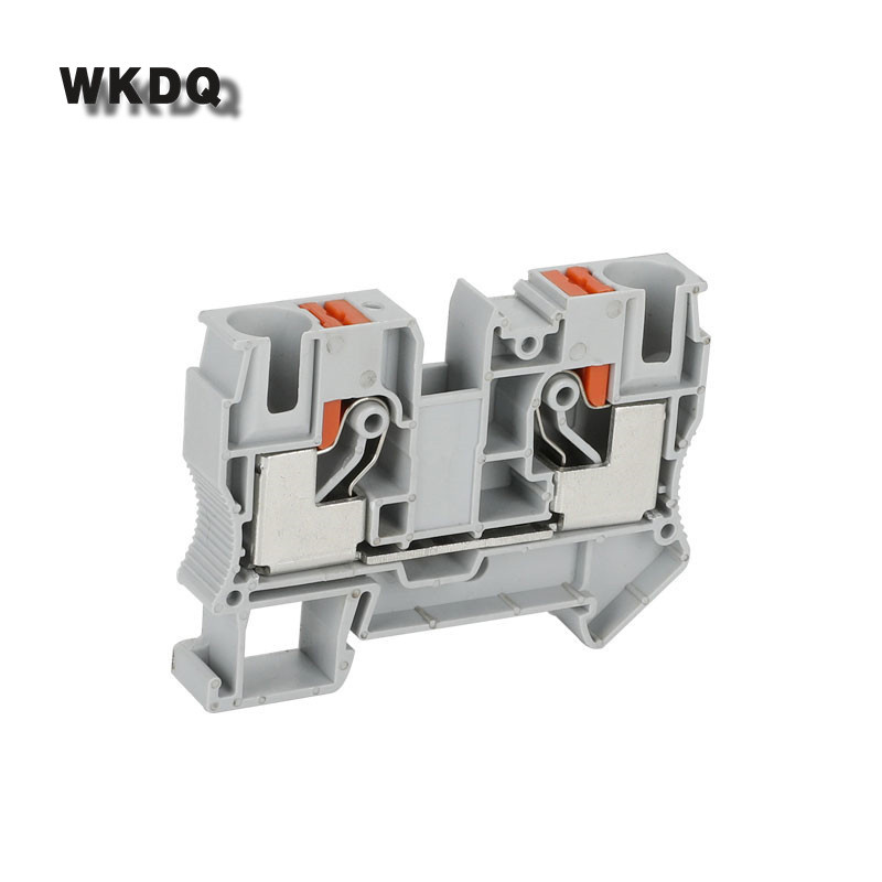 PT10 5 kom. utikač s oprugom koja se provlači kroz traku PT-10 Žica Električni konektor Din rail terminalni blok bez vijaka PT 10