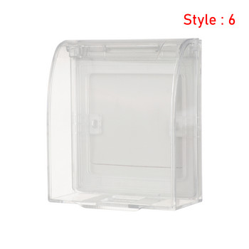 Универсален 86 тип стенен контакт Водоустойчива кутия Плоча Защитен капак за превключвател, Протектор на капака на външната розетка Аксесоари за басейн