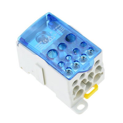 UKK80A 125A 160A 250A 400A 500A spaiļu bloks 1 daudzās Out Din Rail sadales kārbās universāls elektrisko vadu savienotājs