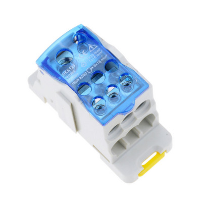 UKK80A 125A 160A 250A 400A 500A spaiļu bloks 1 daudzās Out Din Rail sadales kārbās universāls elektrisko vadu savienotājs