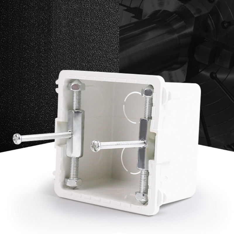 10 gab. Sienas stiprinājuma slēdža kārbas remonta instrumenta slepenā kaste 86 mm slēdžu kasešu labotāja atbalsta stieņa elektriķa piederumi